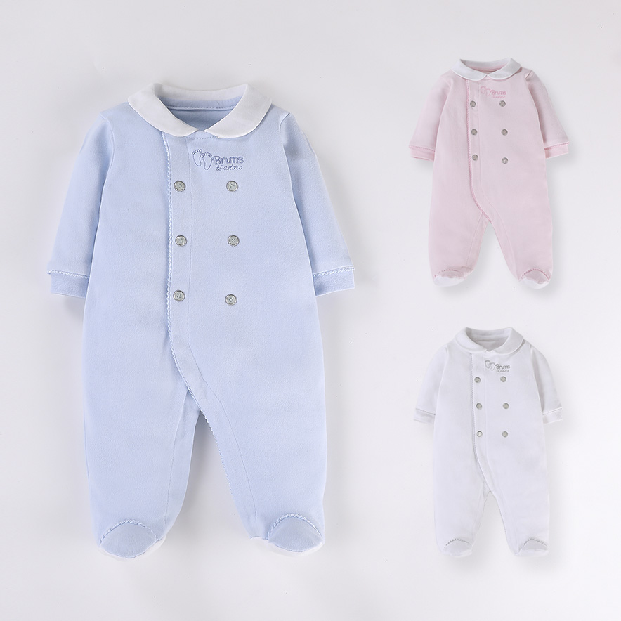 Bamboo Bodysuit Baby - 0M Newborn Baby Footed Romper Infant