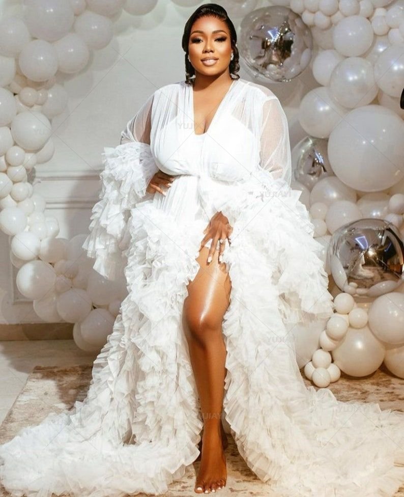 Maternity Gown for Baby Shower - огляд і ціна Baby Gown Nightwear