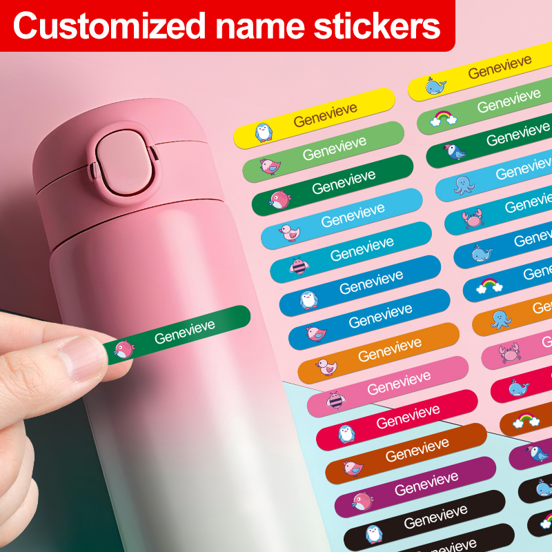 Custom Waterproof Name Sticker - огляд і ціна Baby Clothing Labels