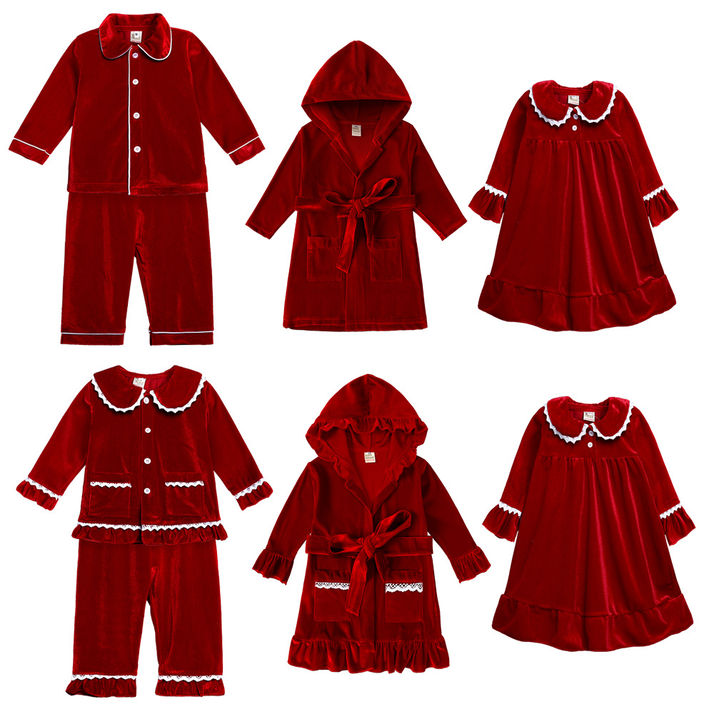 Children Christmas pjs Pajamas - огляд і ціна Baby Gown Nightwear