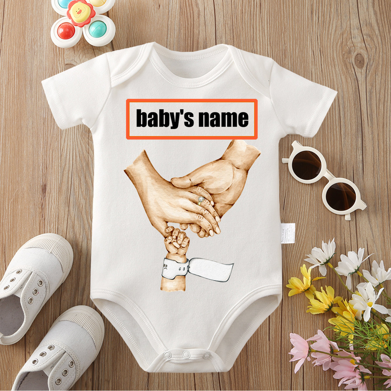 Custom Text (Baby's Name) Jump - огляд і ціна Baby Clothing Names