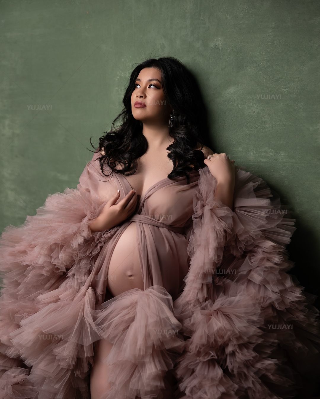 Luxury Customized Tulle Pregna - огляд і ціна Baby Gown Nightwear